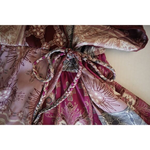 Intimately Free People OB1963838 Women's Sz M Mauve Oasis Wrap Romper - Picture 4 of 9